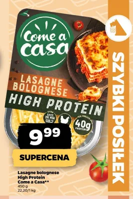 Lasagne bolognese High Protein Come a Casa promocja w Netto