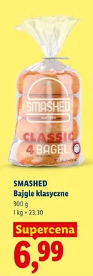 Bajgle klasyczne Smashed promocja w Lidl