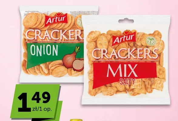 Krakersy Cracker Onion Artur promocja w ABC