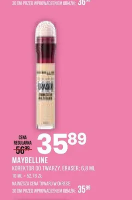 Korektor do twarzy Maybelline Eraser promocja w Drogerie Natura
