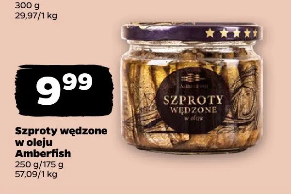 Szproty wędzone w oleju promocja w Netto