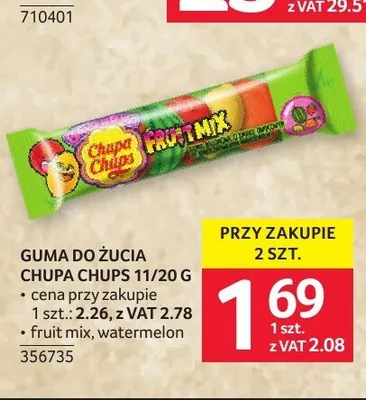 Guma do żucia Chupa Chups promocja w Selgros