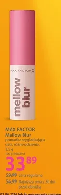 Pomadka wygładzająca usta MAX FACTOR Mellow Blur promocja w Hebe