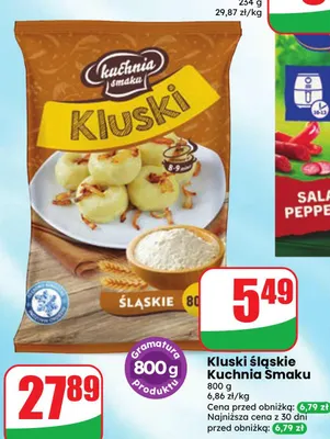 Kluski śląskie Kuchnia Smaku promocja w Dino