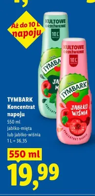 Koncentrat napoju Tymbark jabłko-mięta promocja w Lidl