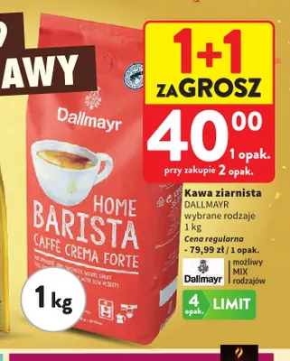 Kawa ziarnista Dallmayr promocja w Intermarche