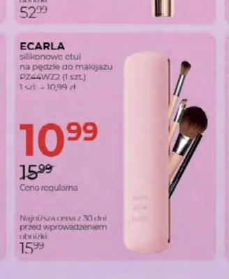 Silkonowe etui na pędzle do makijażu Ecarla PZ44W22 promocja w Drogerie Jawa
