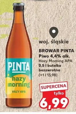 Piwo Hazy Morning APA promocja w Kaufland
