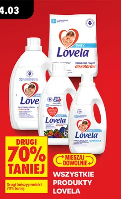 Wszystkie produkty Lovela DRUGI -70% promocja w Biedronka