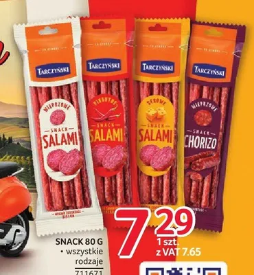 Przekąska Salami Snack Serowe Tarczyński promocja w Selgros
