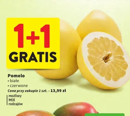 Pomelo białe promocja w Intermarche