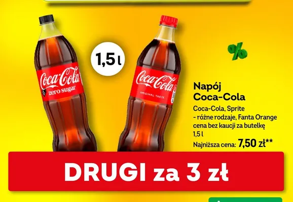 Napój gazowany Coca-Cola Original Taste promocja w Żabka