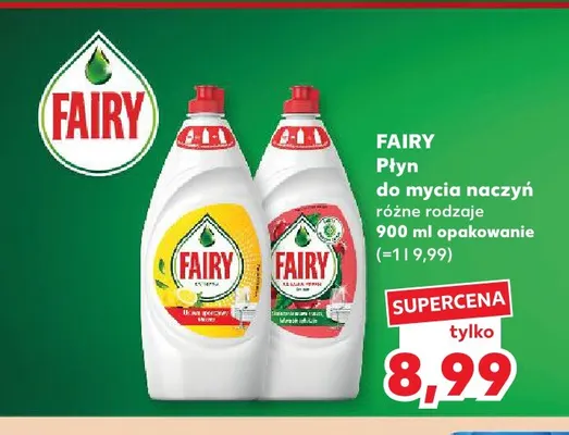 Płyn do mycia naczyń Fairy promocja w Kaufland