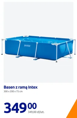 Basen z ramą Intex 300x200x75cm promocja w Action