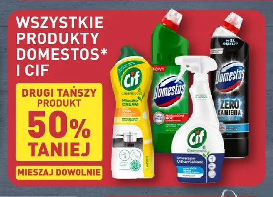 Mleczko do czyszczenia Cif Cream Lemon promocja w Aldi