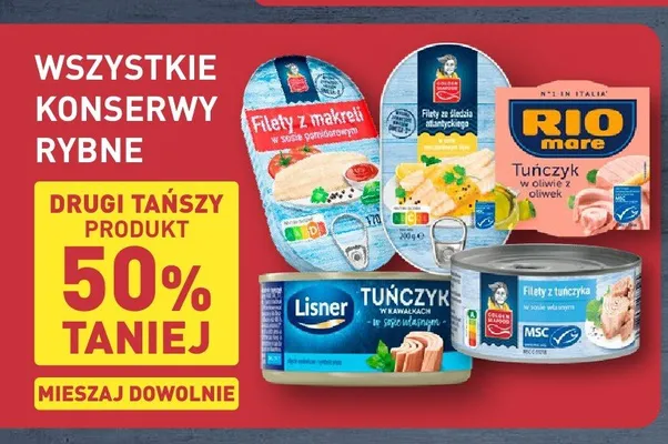 Konserwy rybne promocja w Aldi
