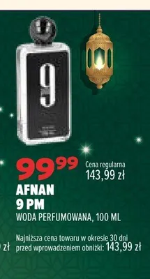 Woda perfumowana Afnan 9 PM promocja w Drogerie Natura