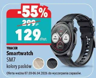Smartwatch SM7 kolory paskow promocja w Biedronka Home