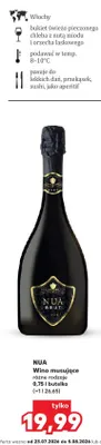 Wino musujące Nua promocja w Kaufland