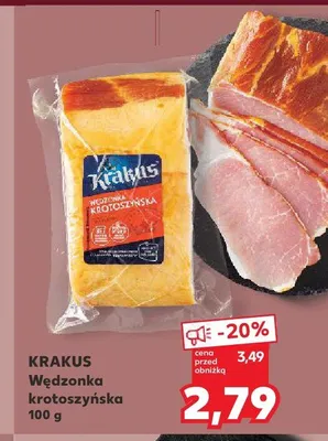 Wędzonka krotoszyńska Krakus promocja w Kaufland