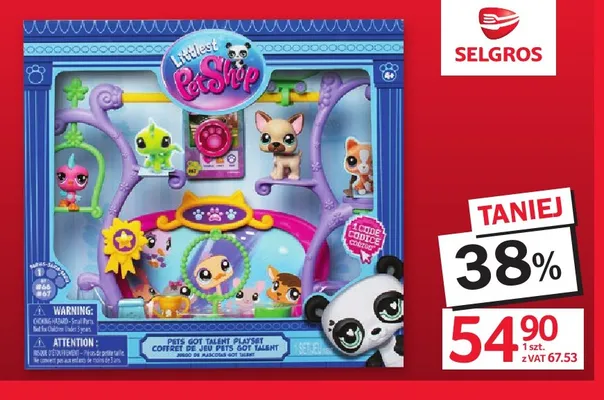 Zestaw Zwierzaki mają talent Littlest Pet Shop promocja w Selgros
