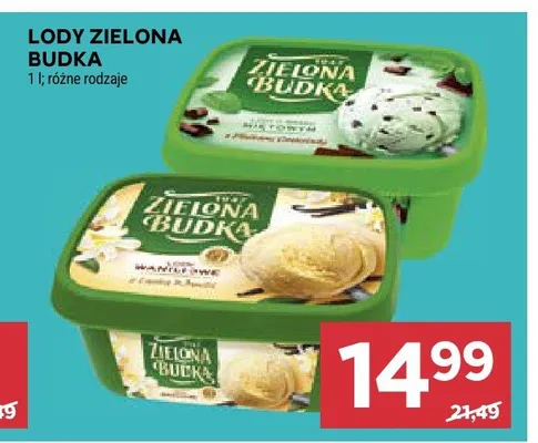 Lody Zielona Budka promocja w Stokrotka