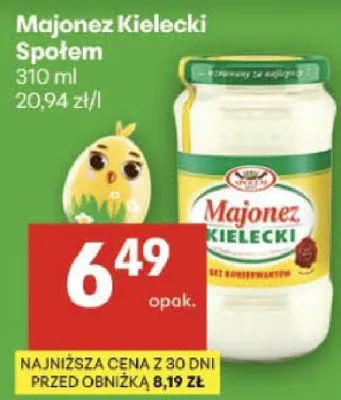 Majonez Społem promocja w Delikatesy Centrum