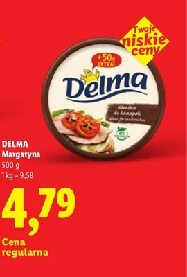 Margaryna Delma promocja w Lidl
