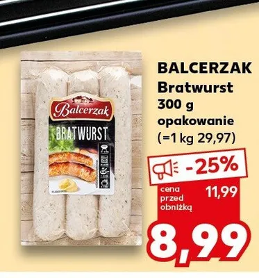 Bratwurst Balcerzak promocja w Kaufland