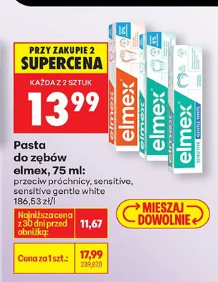 Pasta do zębów przeciw próchnicy promocja w Biedronka