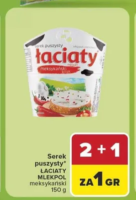 Serek puszysty Łaciate meksykański promocja w Carrefour