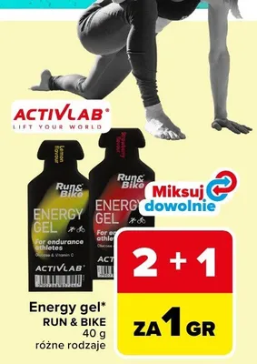 Energy gel RUN & BIKE promocja w Carrefour