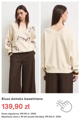 Bluza damska bawełniana promocja w Medicine