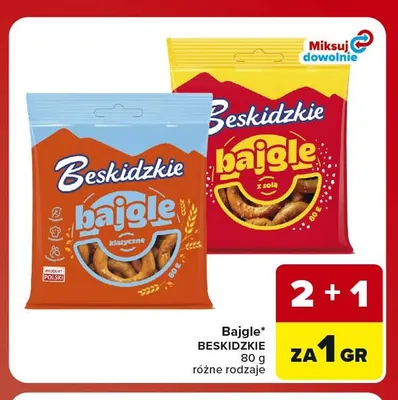 Bajgle klasyczne Beskidzkie promocja w Carrefour Market