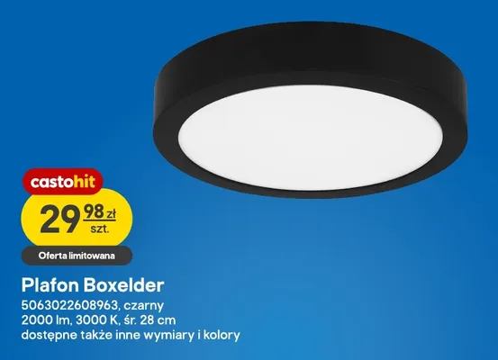 Plafon Boxelder promocja w Castorama