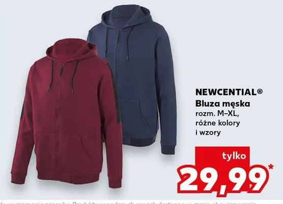 Bluza męska różne kolory i wzory promocja w Kaufland