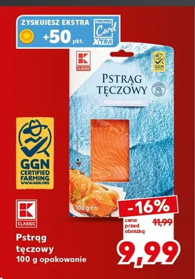 Pstrąg tęczowy K-Classic promocja w Kaufland