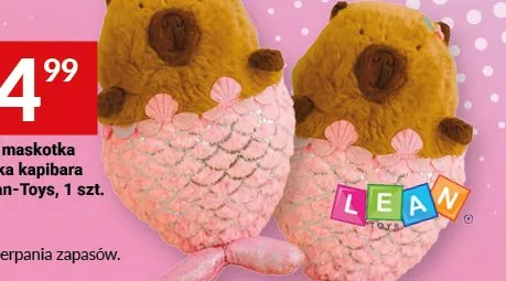 Pluszowa maskotka przytulanka kapibara 28cm Lean-Toys promocja w Twój Market