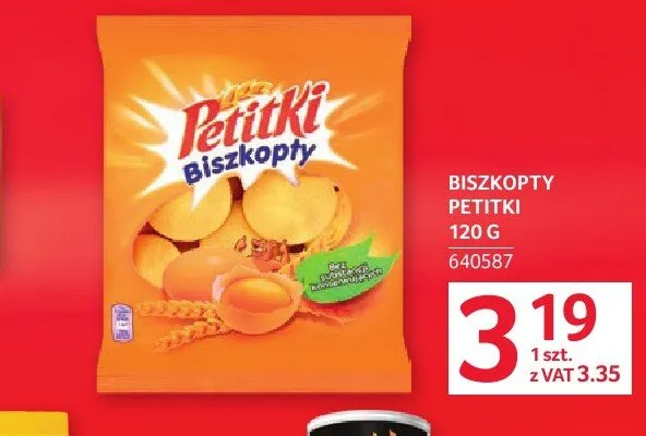 Biszkopty Petitki promocja w Selgros