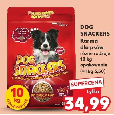 Karma dla psów różne rodzaje 10kg opakowanie promocja w Kaufland