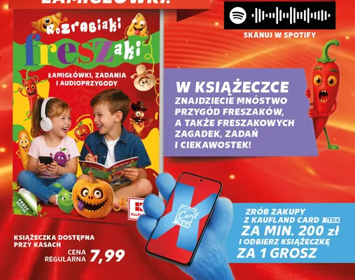 Książeczka Rozrabiaki Freszaki promocja w Kaufland