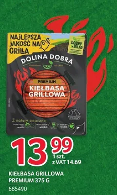 Kiełbasa grillowa Premium Dolina Dobra 685490 promocja w Selgros
