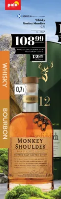 Whisky Monkey Shoulder promocja w POLOmarket