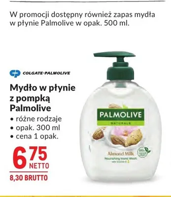 Mydło w płynie z pompką Palmolive promocja w Makro
