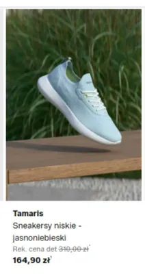 Sneakersy niskie Tamaris jasnoniebieski promocja w Lounge by Zalando
