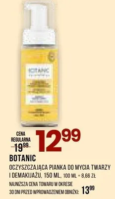 Oczyszczająca pianka do mycia twarzy i demakijażu promocja w Drogerie Natura