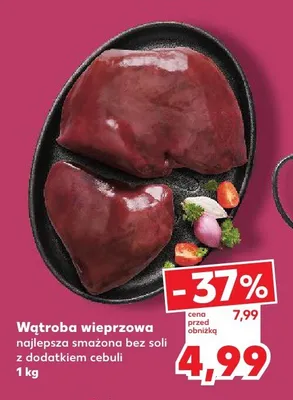Wątroba wieprzowa  promocja w Kaufland