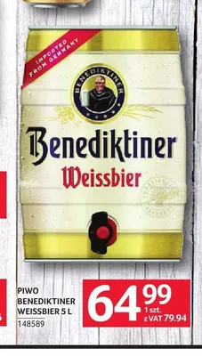 Piwo Benediktiner Weissbier promocja w Selgros