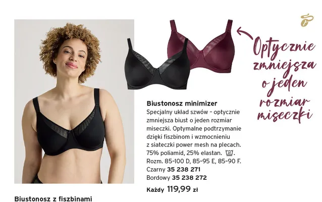 Biustonosz minimizer promocja w Tchibo