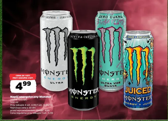 Napój energetyczny sex energy Black energy promocja w Netto